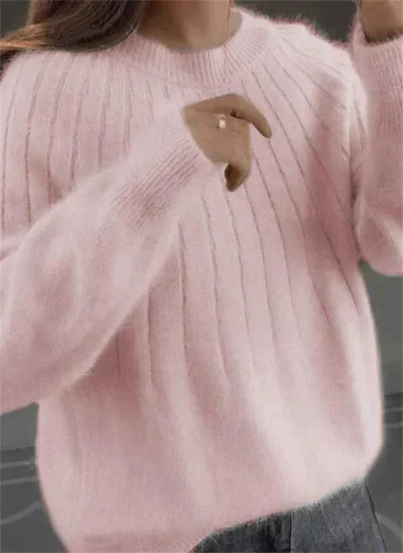 Bequemer Strickpullover für Damen