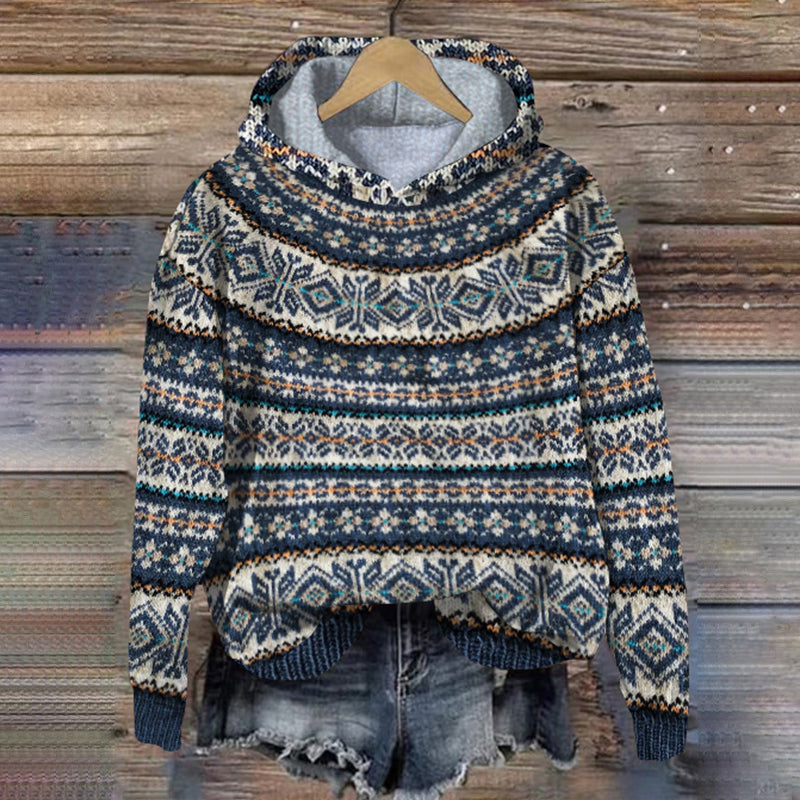 Hoodie im Nordischen Stil für Damen