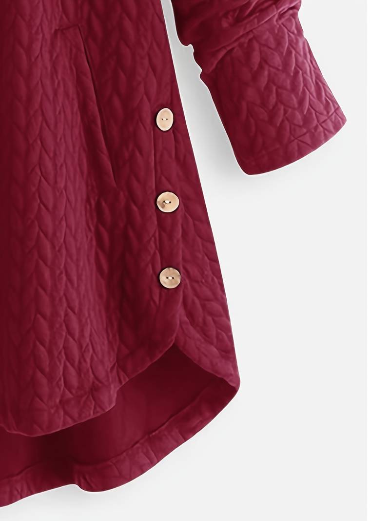 Schicke Gesteppte Winterjacke mit Kapuze für Damen