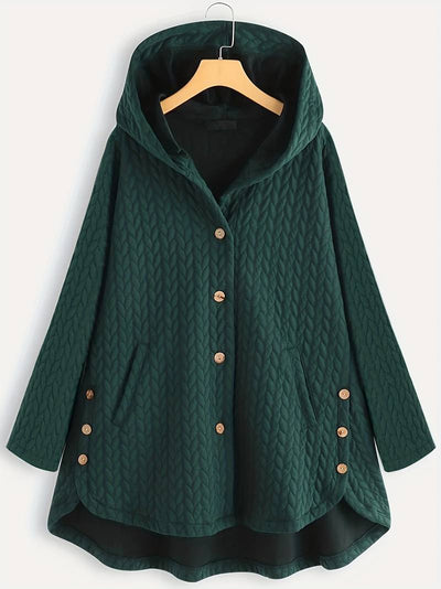Schicke Gesteppte Winterjacke mit Kapuze für Damen