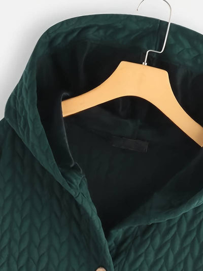 Schicke Gesteppte Winterjacke mit Kapuze für Damen