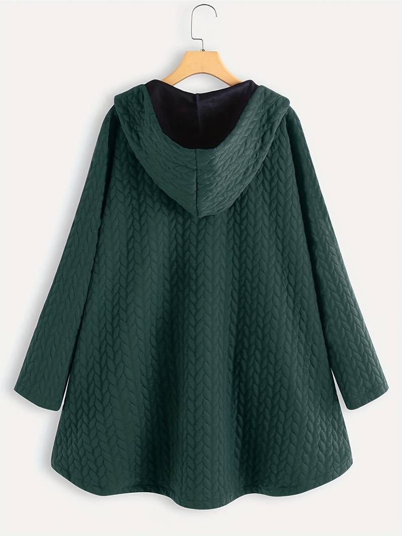 Schicke Gesteppte Winterjacke mit Kapuze für Damen