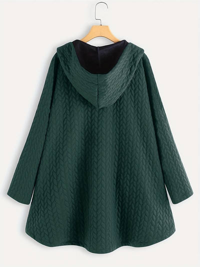 Schicke Gesteppte Winterjacke mit Kapuze für Damen