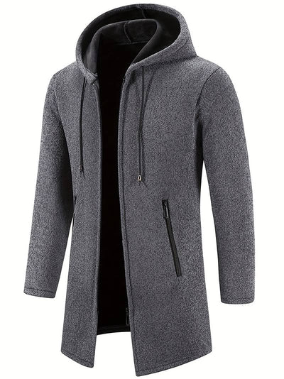 Kapuzenjacke mit Reißverschluss für Männer