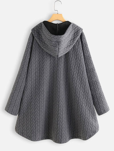Schicke Gesteppte Winterjacke mit Kapuze für Damen