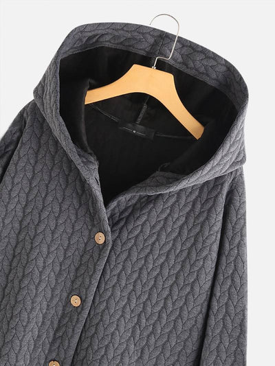 Schicke Gesteppte Winterjacke mit Kapuze für Damen