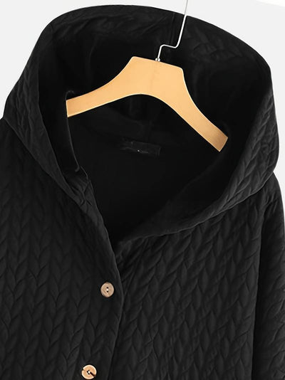 Schicke Gesteppte Winterjacke mit Kapuze für Damen