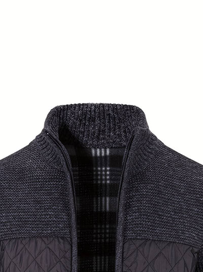 Warme Reißverschlussjacke für Männer