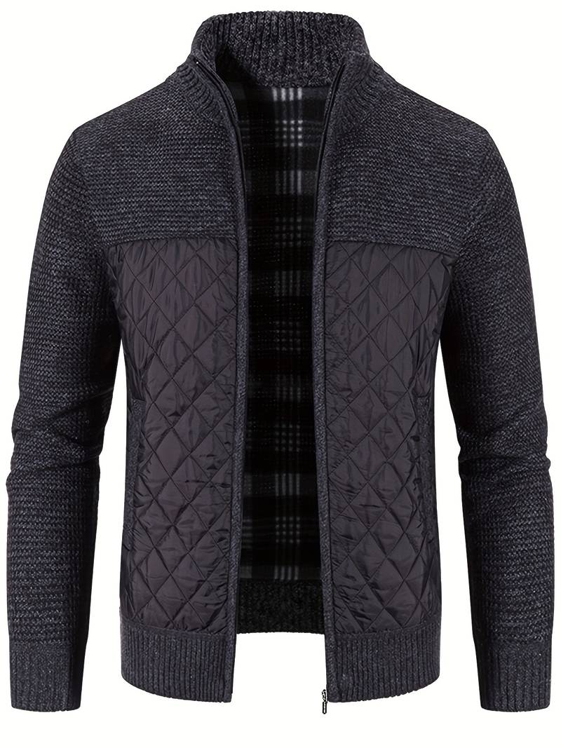 Warme Reißverschlussjacke für Männer