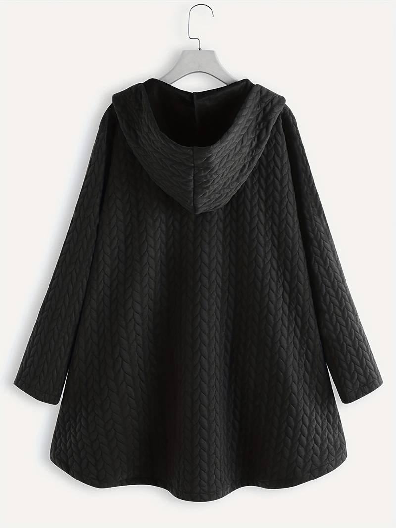 Schicke Gesteppte Winterjacke mit Kapuze für Damen