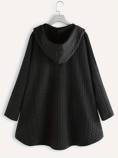 Schicke Gesteppte Winterjacke mit Kapuze für Damen