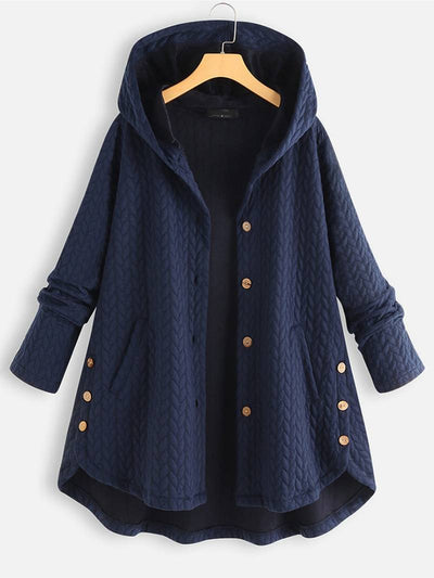 Schicke Gesteppte Winterjacke mit Kapuze für Damen
