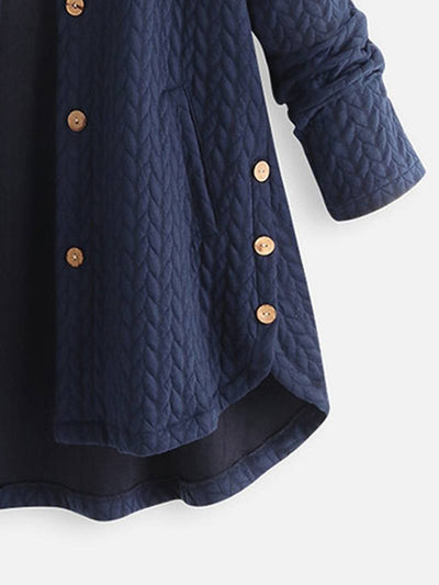 Schicke Gesteppte Winterjacke mit Kapuze für Damen