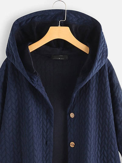 Schicke Gesteppte Winterjacke mit Kapuze für Damen