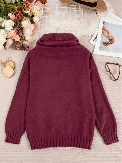 Natala - Strickpullover Mit Kängurutasche