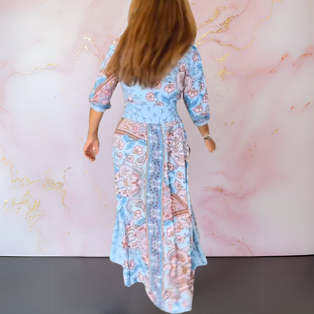 Marga™ | Elegantes Sommerkleid mit V-Ausschnitt