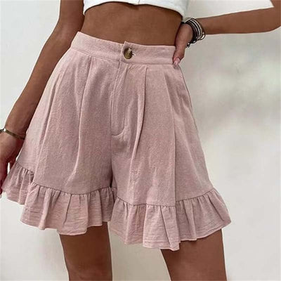 Kylie Bermudas Damen | Sommerliche elegante lässige einfarbige Shorts