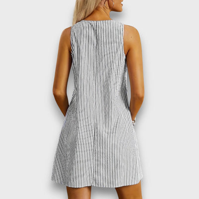 Mariva – Gestreiftes Sommerkleid mit Taschen