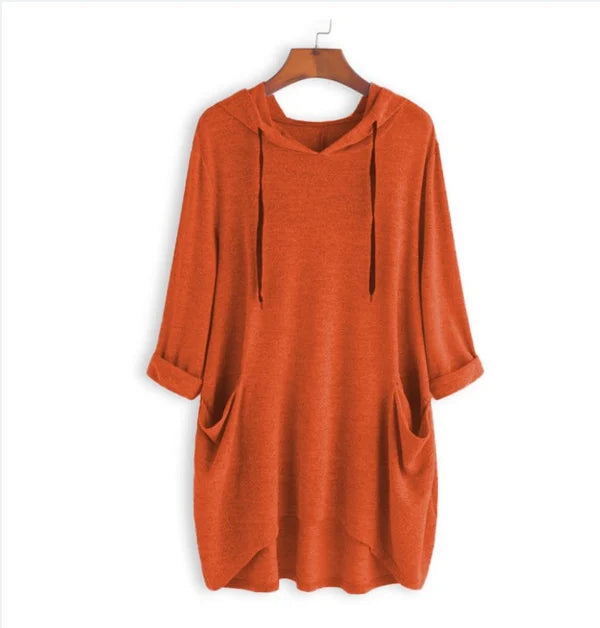 Übergroßer Pullover mit Taschen für Damen