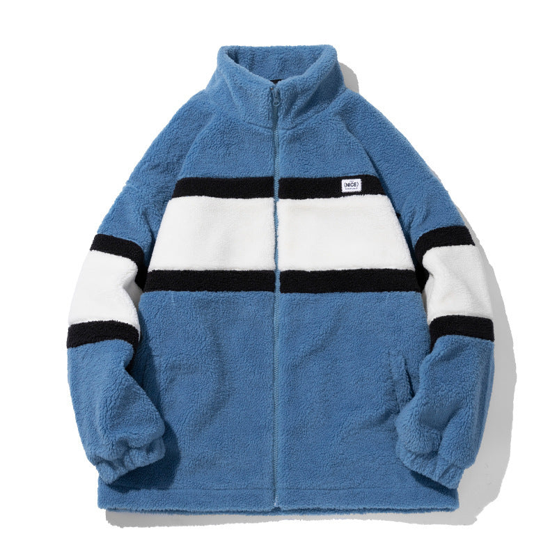 Sportliche Sherpa Winterjacke für Männer