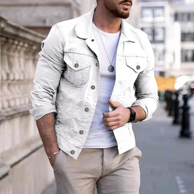 Jeansjacke für Herren - Stylische Sommerjacke für den Sommer