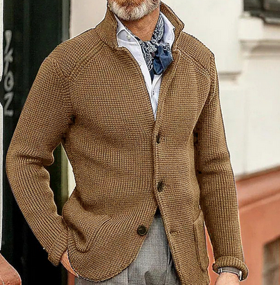 Retro-Patchwork-Blazer für Herren