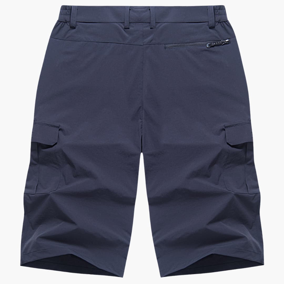 Herren Sommer Cargoshorts mit Stretchstoff und Reißverschlusstaschen