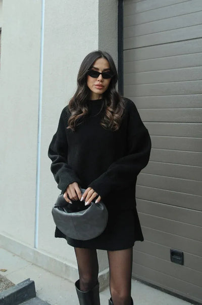 WIEN ELEGANTER PULLOVER KLEID