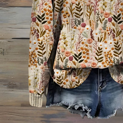 Nova™ | Bequemer geblümter Pullover