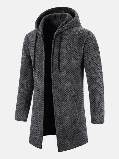 Kuschelige Jacke mit Fleece-Futter für Männer