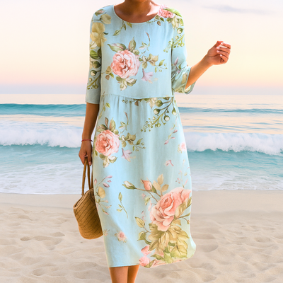 Linnea™ | Bequemes Blumenkleid