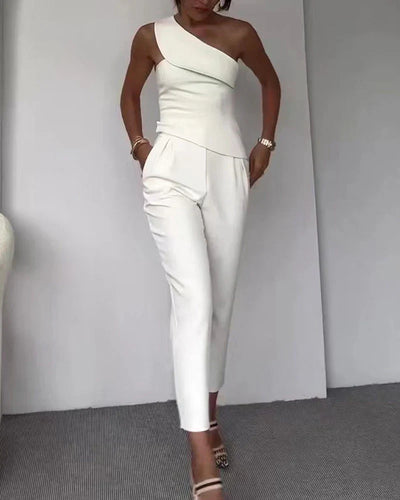 One-Shoulder-Jumpsuit | Eleganter Schnitt | Stilvoll & Modern