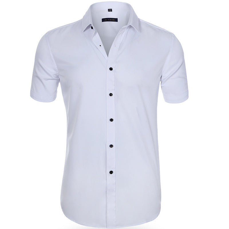 Atmungsaktives elastisches Anti-Knitter-Shirt Kurzarm