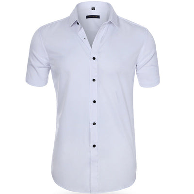 Atmungsaktives elastisches Anti-Knitter-Shirt Kurzarm