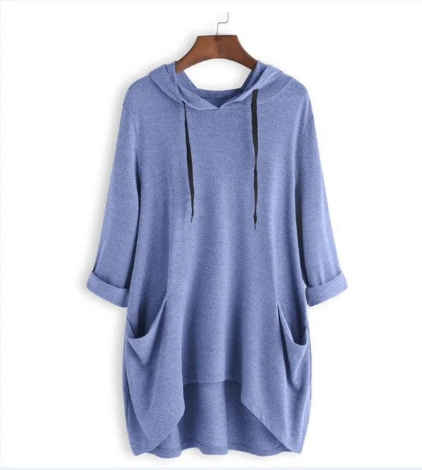 Übergroßer Pullover mit Taschen für Damen