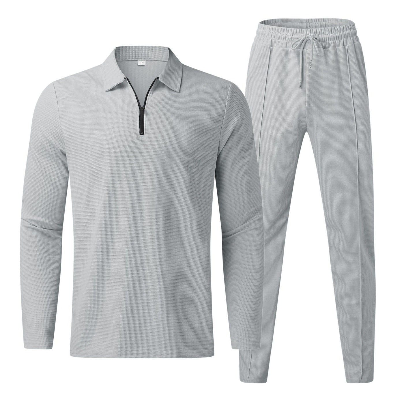 Polo mit Reißverschluss und Hose mit Kordelzug für Männer