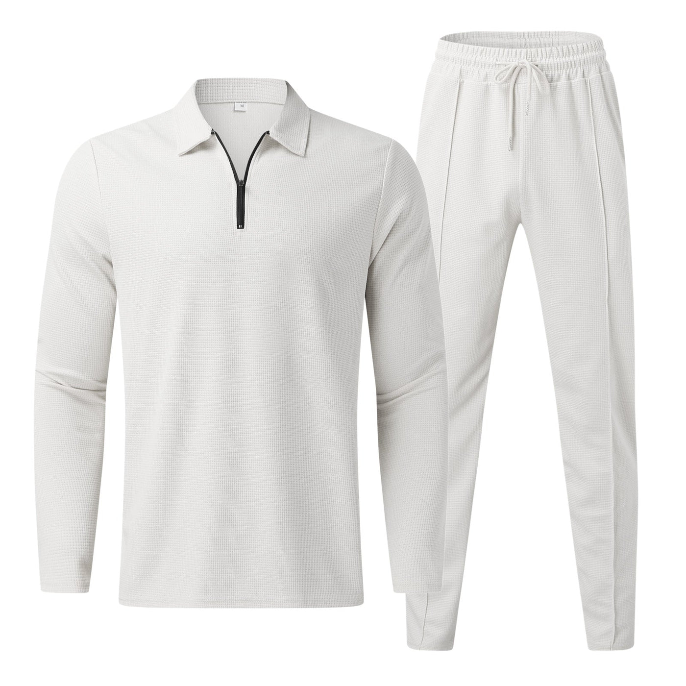 Polo mit Reißverschluss und Hose mit Kordelzug für Männer