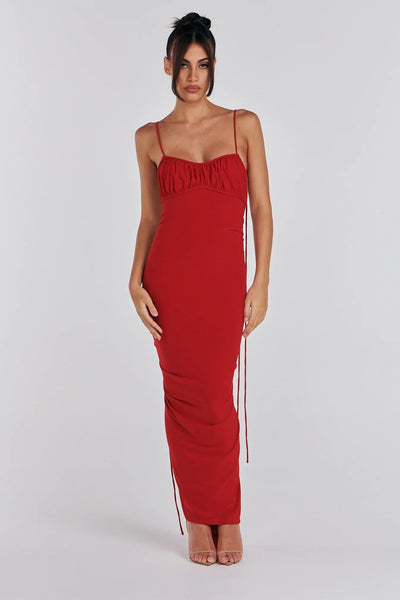 Alindra ™ | Rückenfreies Maxikleid