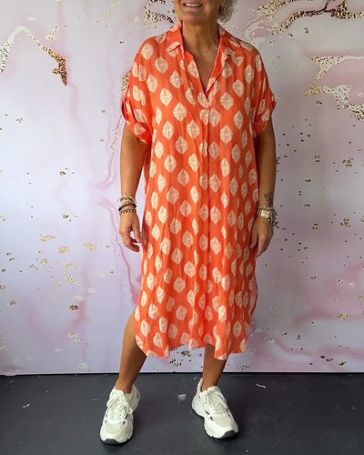 Stilvolle Kleid mit V-Ausschnitt