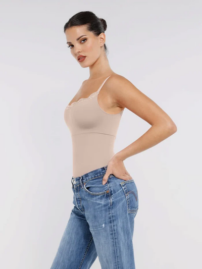 Konturierter Camisole-Body aus Spitze