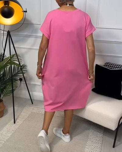 Zuzanna | Luftiges Sommerkleid mit Rundhalsausschnitt