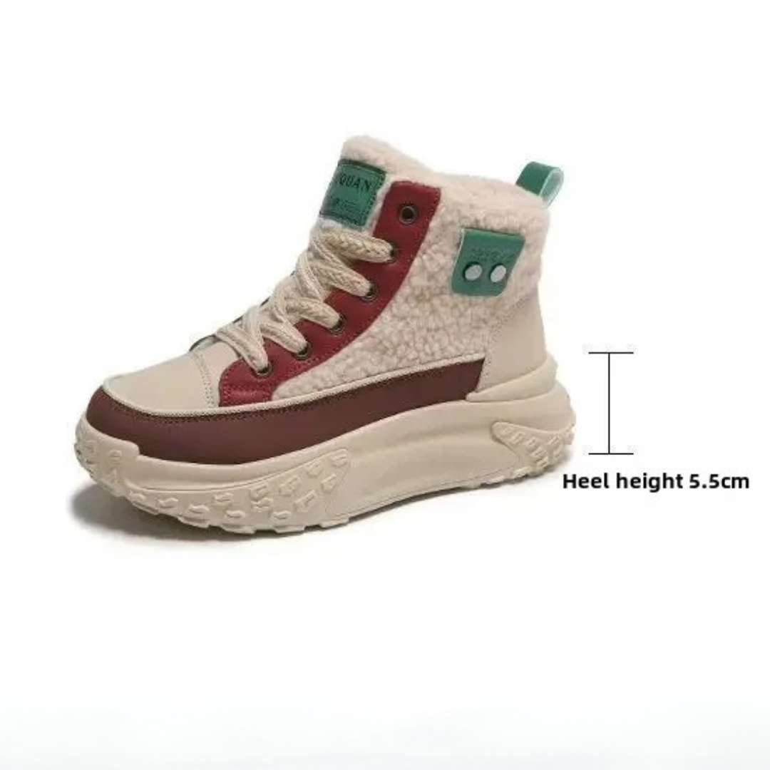 FrostWalk™ – Gefütterte Flache Winterstiefel für Damen mit Plüschfutter