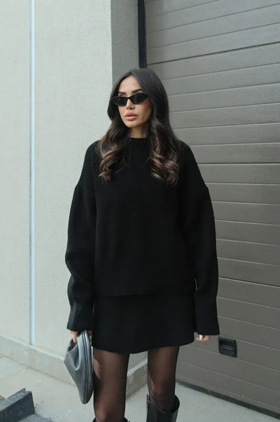 WIEN ELEGANTER PULLOVER KLEID