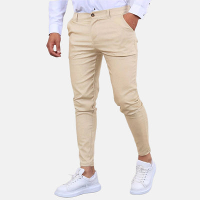Chinohose für Herren - Slim Fit Stretch-Hose für den Sommerurlaub