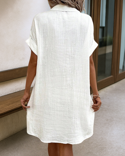 Adelle | Komfortables Button-Dress mit Taschen