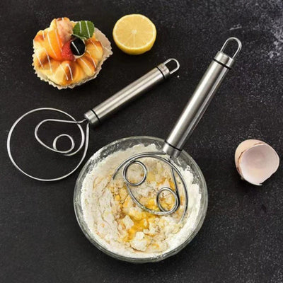 BakeCraft – Professionelles dänisches Teigschneebesen für müheloses Verrühren