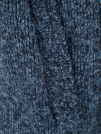 Strick-Hoodie mit Rautenmuster für Herren
