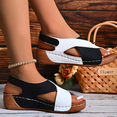 Sandaletten für Damen - Sommerliche Orthopädische Sandalen mit Klettverschluss