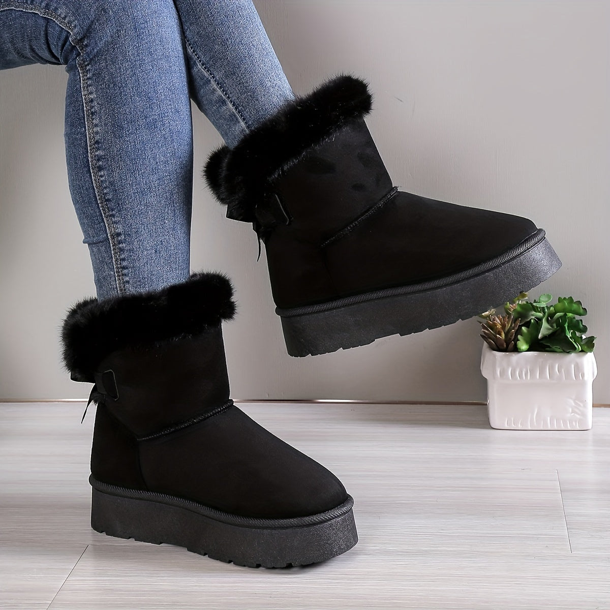 Warme Stiefel für Damen