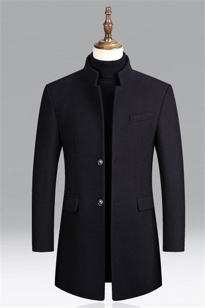 Klassischer Winddichter Trenchcoat für Herren